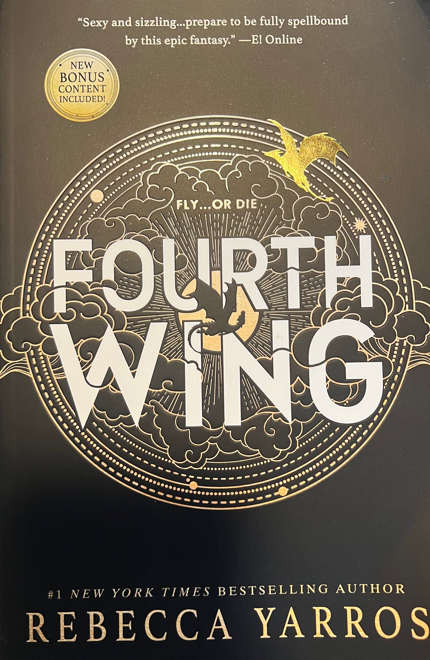 USED- Fourth Wing - Sprayed edges