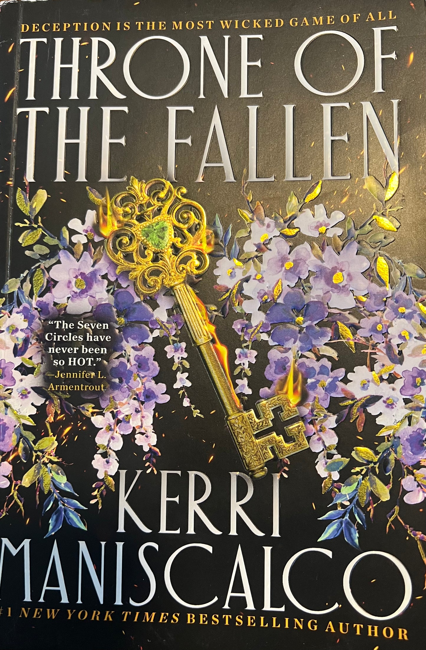 USED- Throne of the Fallen (Prince of Sin Book 1)