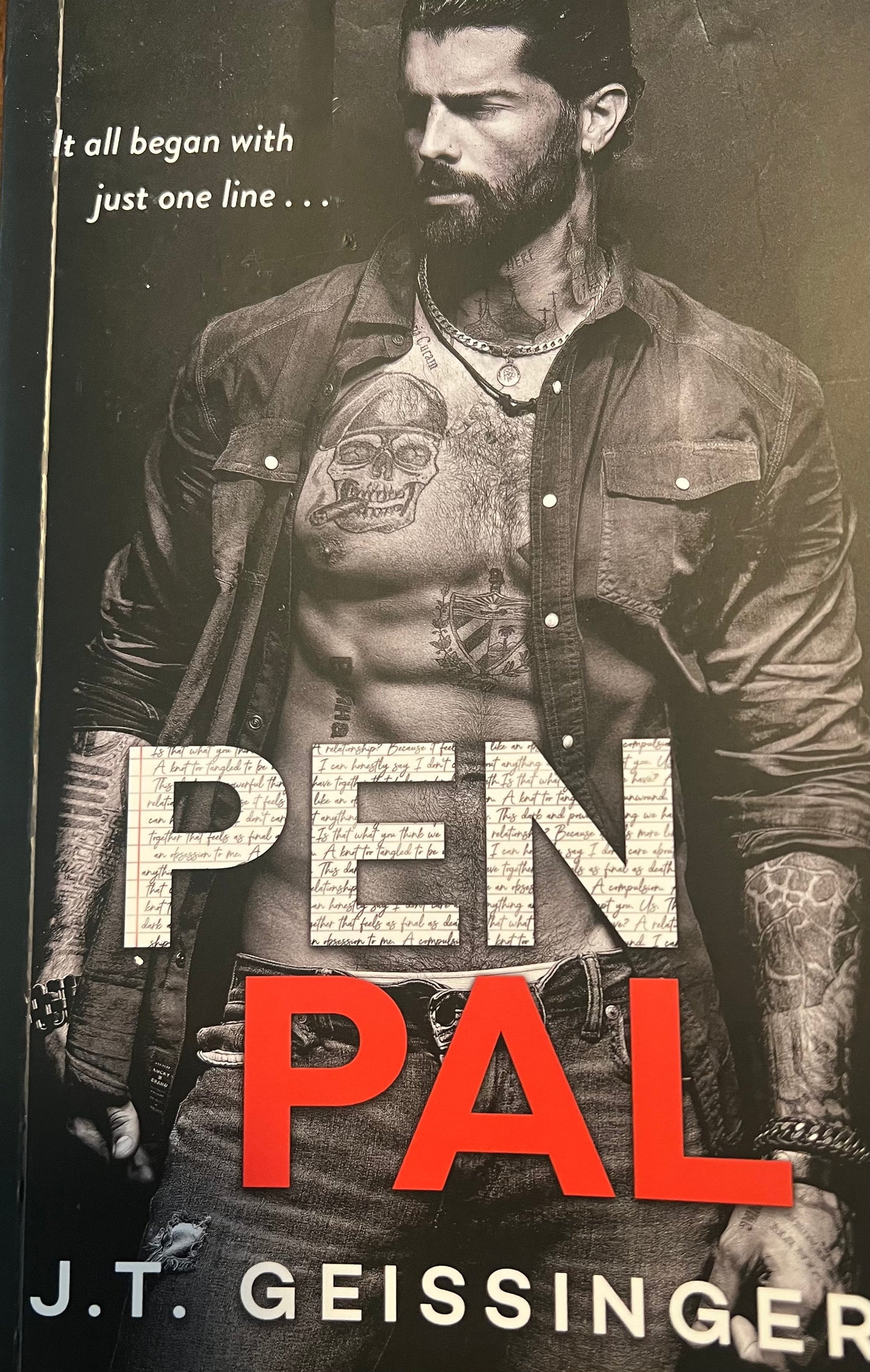 USED- Pen Pal - sprayed edges