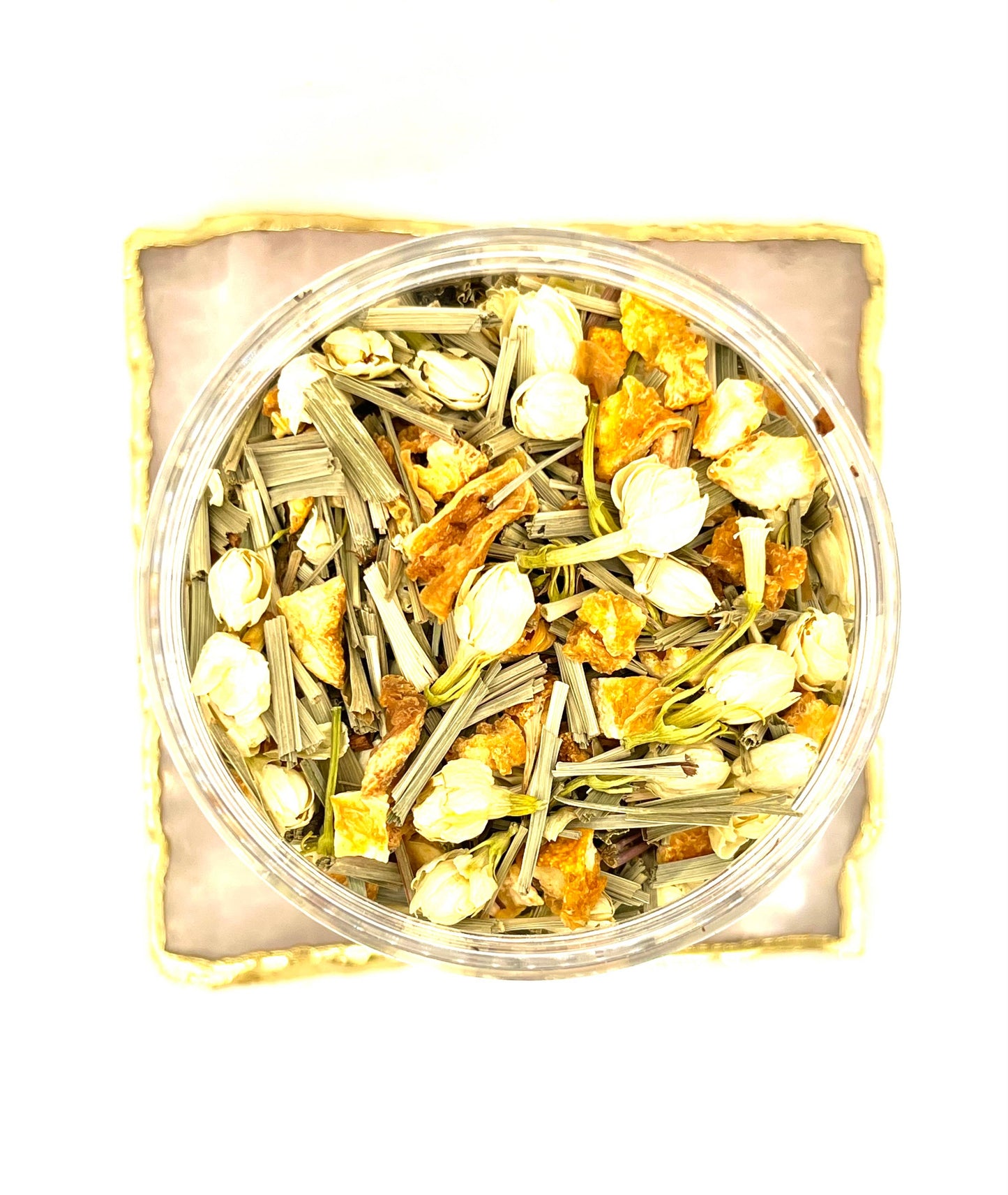 AROMATIC GARDEN Handcrafted Herbal Tea Blend: Plastic Jars