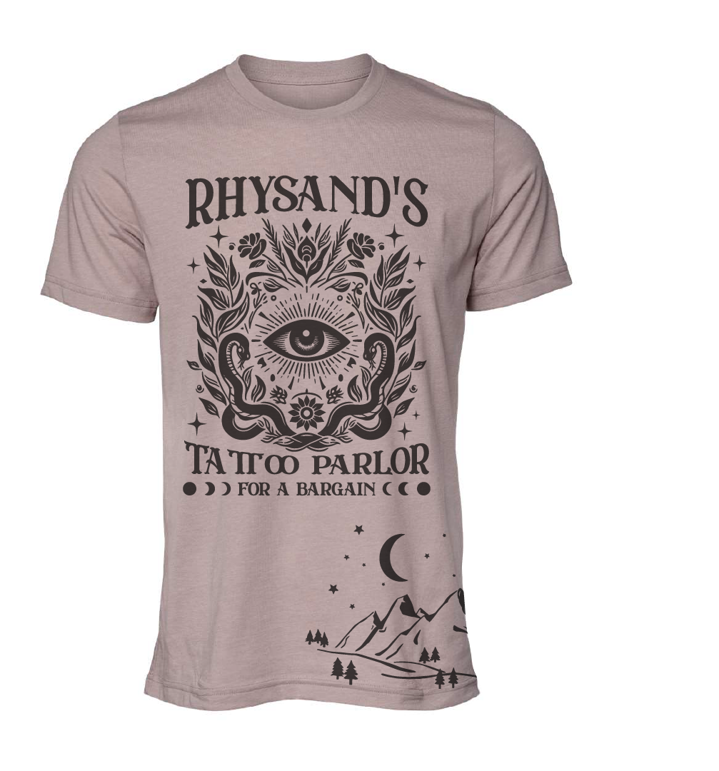 Rhysand's Tattoo Parlor Bella Canvas Tees