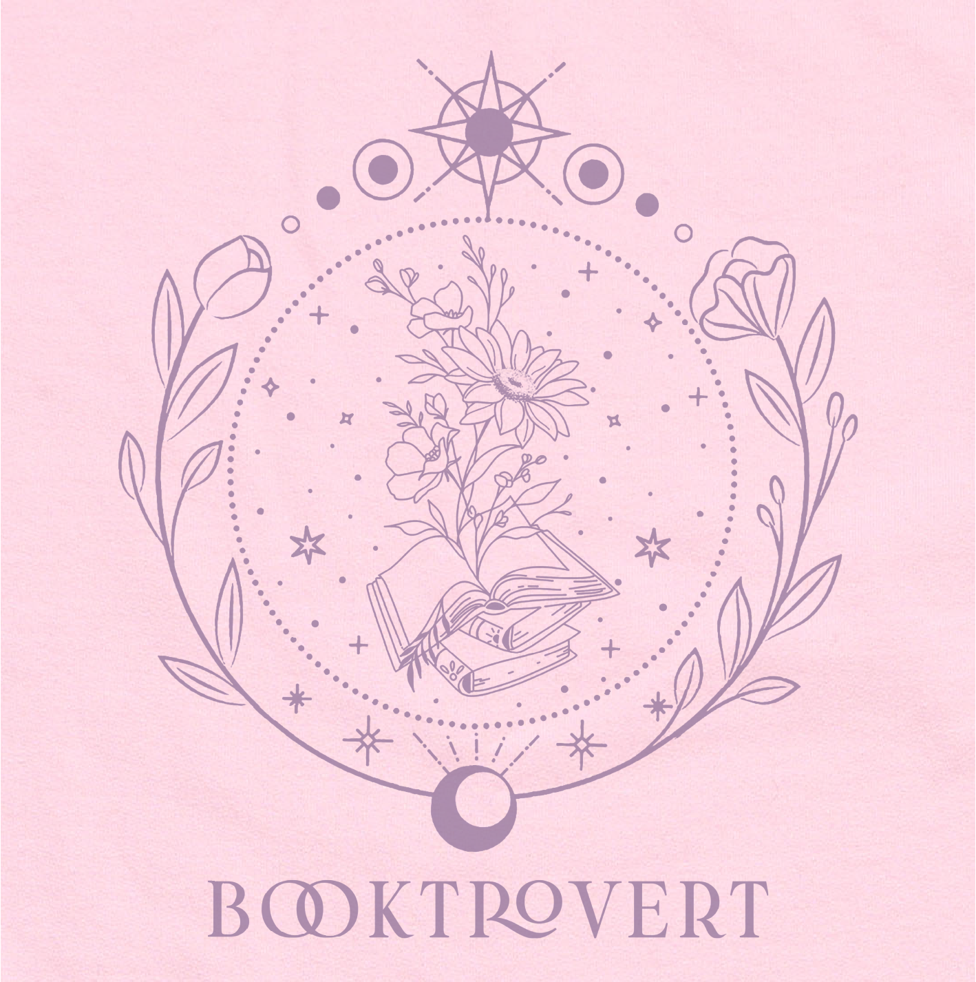 Booktrovert Pink or Blue Sweatshirt
