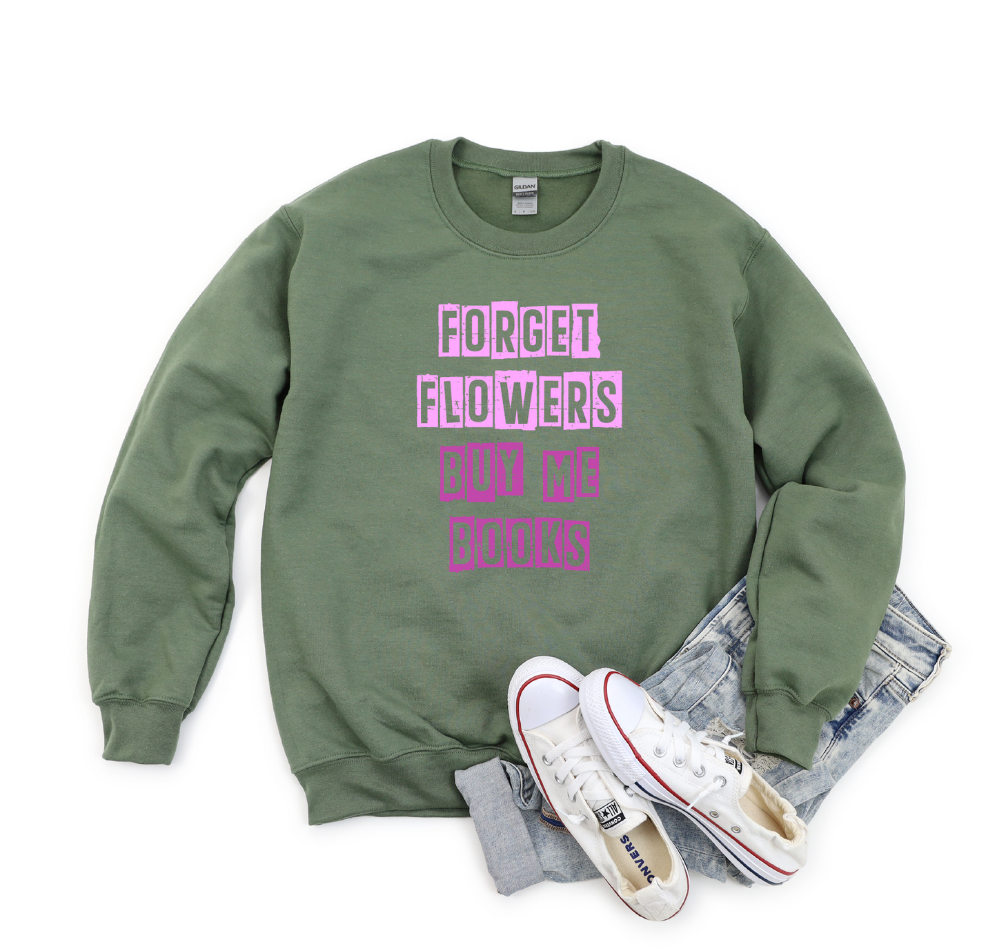 Forget Flowers, Buy Me Books Design