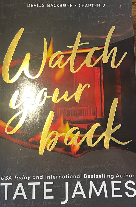 Watch Your Back (The Devil's Backbone #2) Sprayed Edges