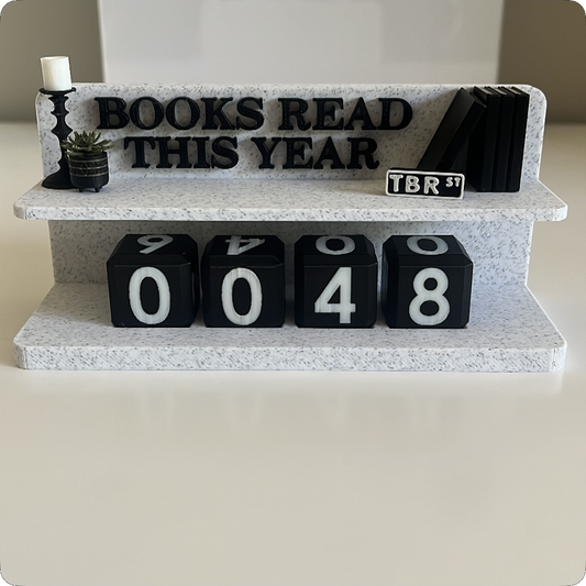 Modern Classic 3d Book Counter